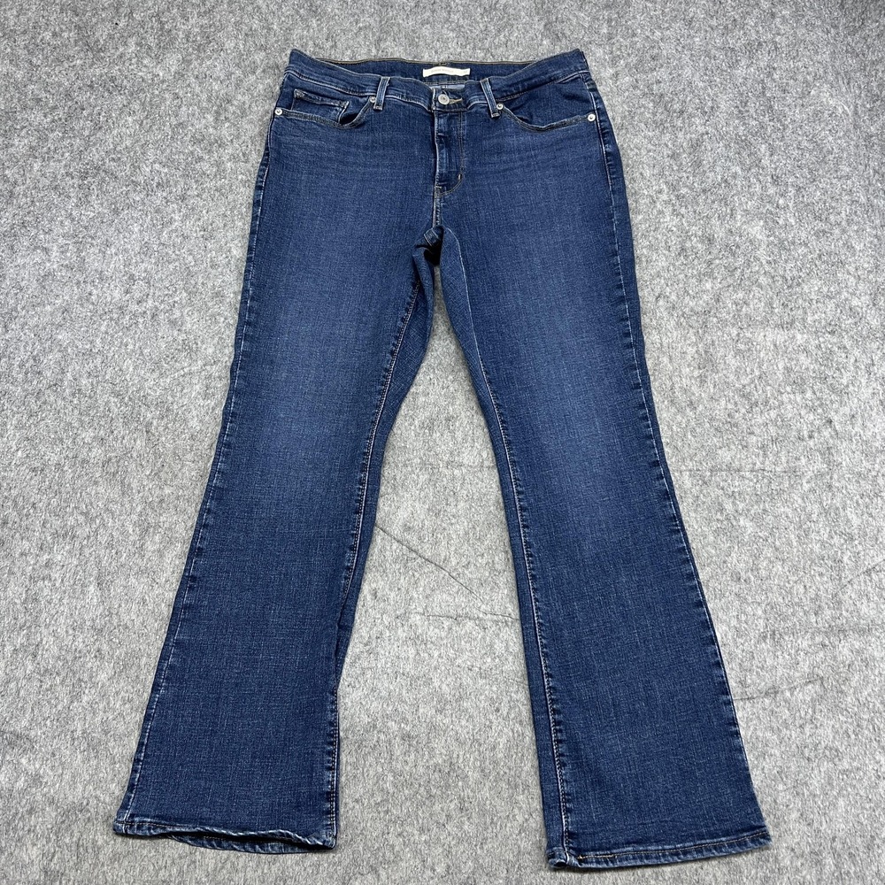 Levis Jeans Womens 12 Blue Classic Bootcut Stretch‎ Denim Mid Rise Western Rodeo